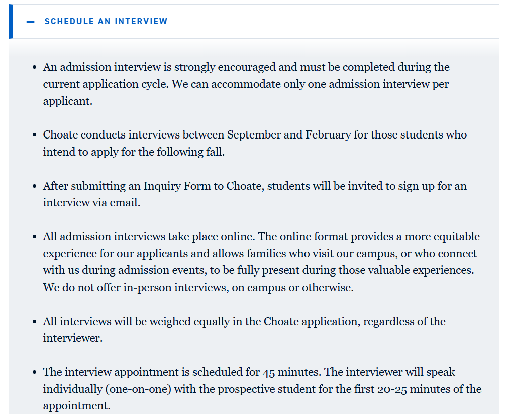 13 所顶尖私立寄宿美高标化与面试要求汇总！2026 Fall 美高申请季，你走到哪一步了？