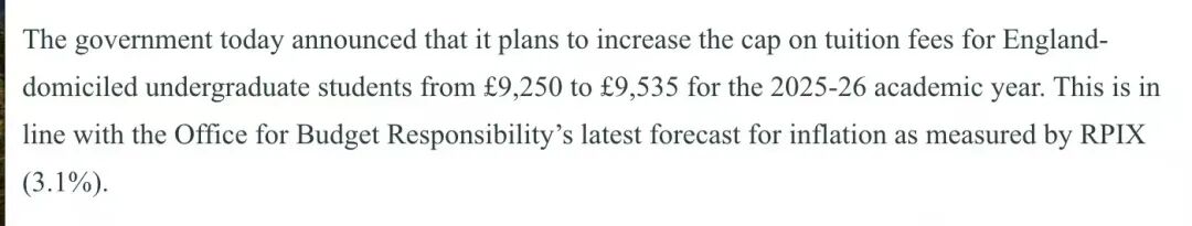 28Fall英国留学费用显著上调,26/27Fall为最优申请期 28Fall英国留学费用显著上调,26/27Fall为最优申请期