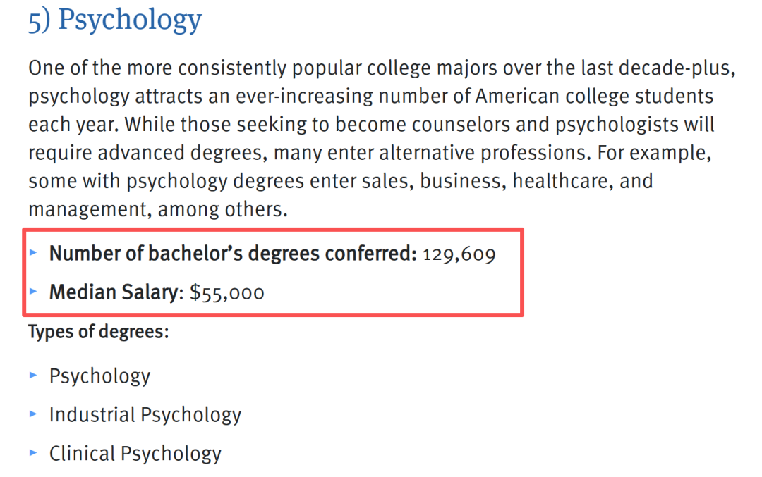 真正的全能选手堪称百搭专业！心理学正在超越计算机成为美本顶流……