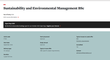 绿色校园当道 可持续本科项目申请全解析！