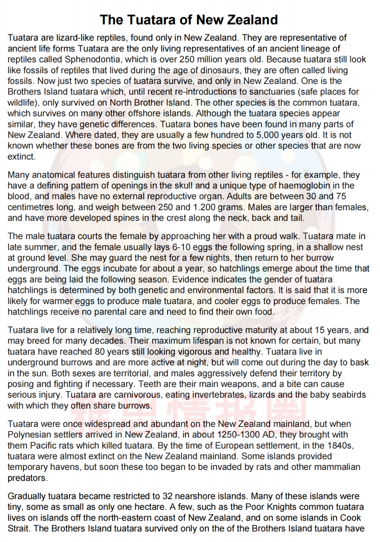 12月13日雅思考题回忆+阅读原文汇总