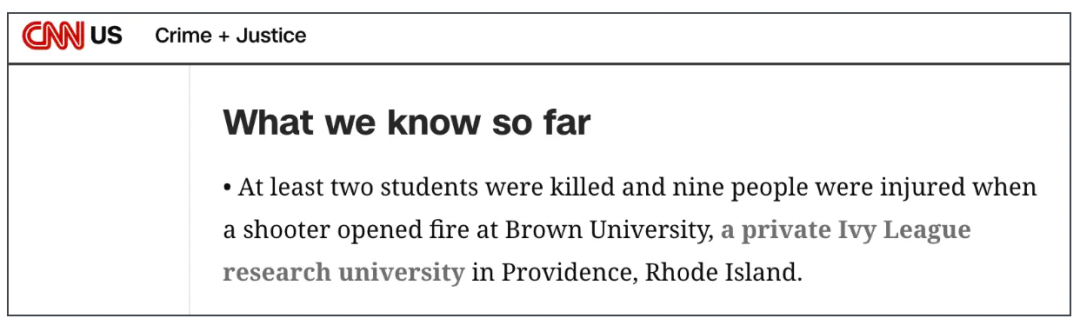 突发!布朗大学爆发恶性枪击案!留学生出门在外如何保障自己的安全? 突发!布朗大学爆发恶性枪击案!留学生出门在外如何保障自己的安全?