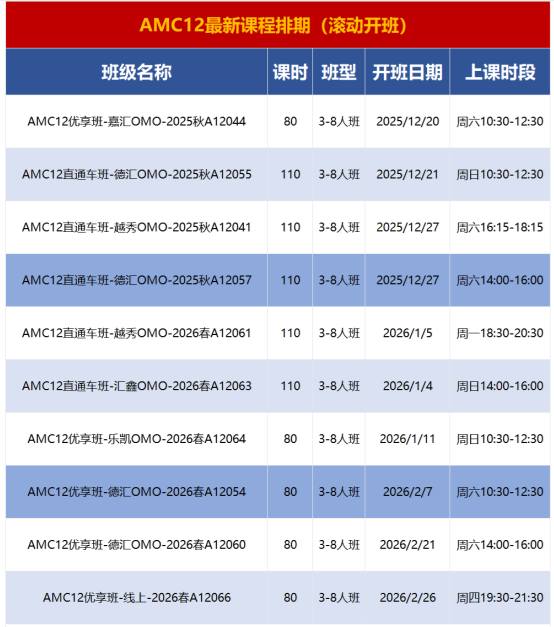 2025年AMC10分数线上涨!2026年该如何备赛?附AMC10培训! 2025年AMC10分数线上涨!2026年该如何备赛?附AMC10培训!
