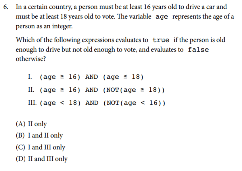 AP计算机科学原理各章节重点