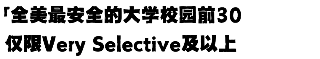 全美最安全的Top大学校园 vs 最不安全的大学校园