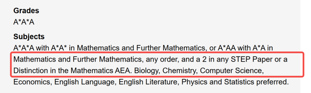 哪些学校要求STEP成绩？申牛剑G5理工科：STEP要求盘点！