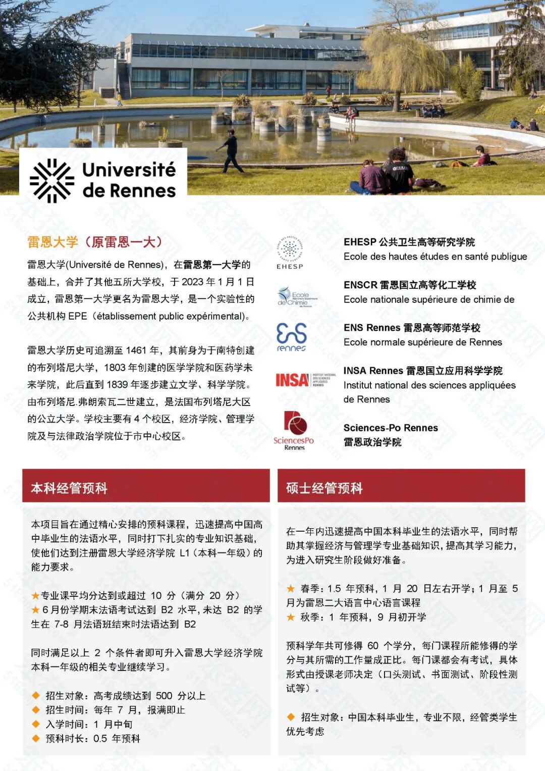 法语水平不够也可以留学法国！公立大学、高商、工程师学院、艺术院校...法国预科项目超全盘点！