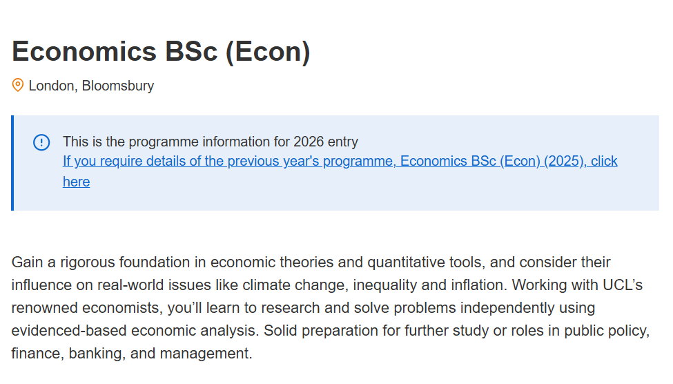 申UCL经济学有多激烈?26Fall首批录取者的TMUA成绩揭秘! 申UCL经济学有多激烈?26Fall首批录取者的TMUA成绩揭秘!