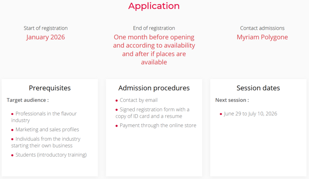 2026年ISIPCA香水学院夏校申请安排公布！英语授课！无专业背景要求！