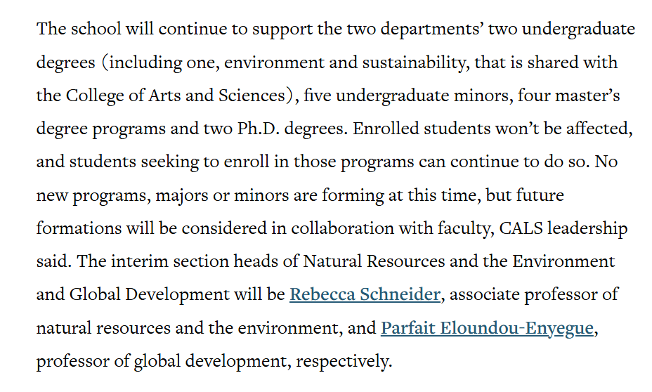 康奈尔获5500万美元捐赠，成立Ashley全球发展与环境学院！