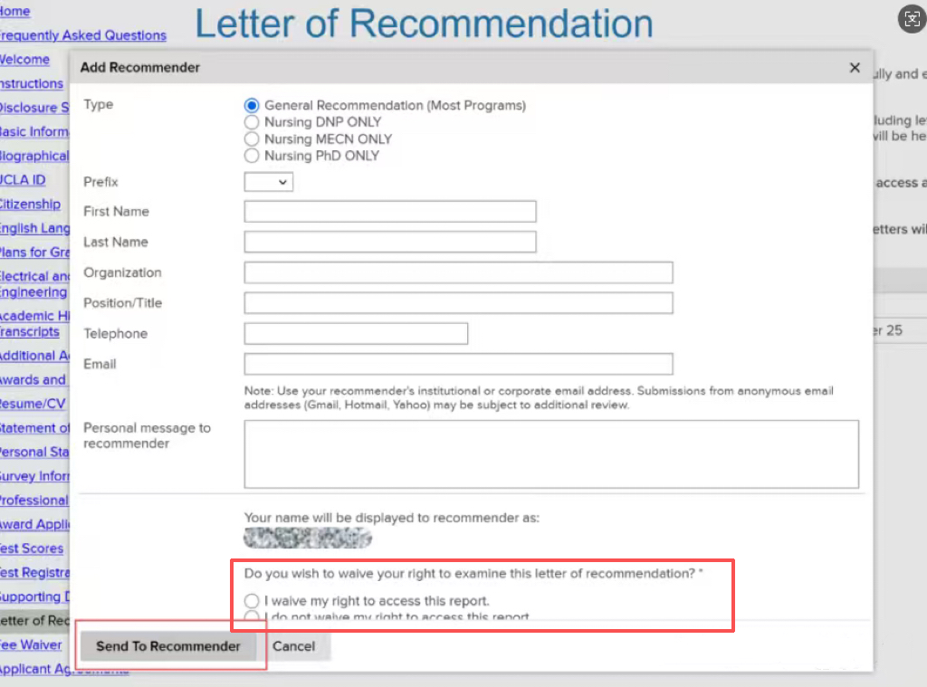 完啦完啦！美国硕士申请没有waive推荐信查看权利，会影响录取结果吗？
