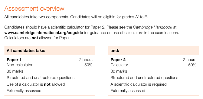 干货收藏 | 一文读懂IGCSE数学：0580、0606、0607