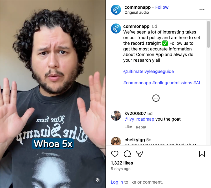 用AI写文书会被封号?网红造谣“封杀令”,Common App亲自下场辟谣! 用AI写文书会被封号?网红造谣“封杀令”,Common App亲自下场辟谣!