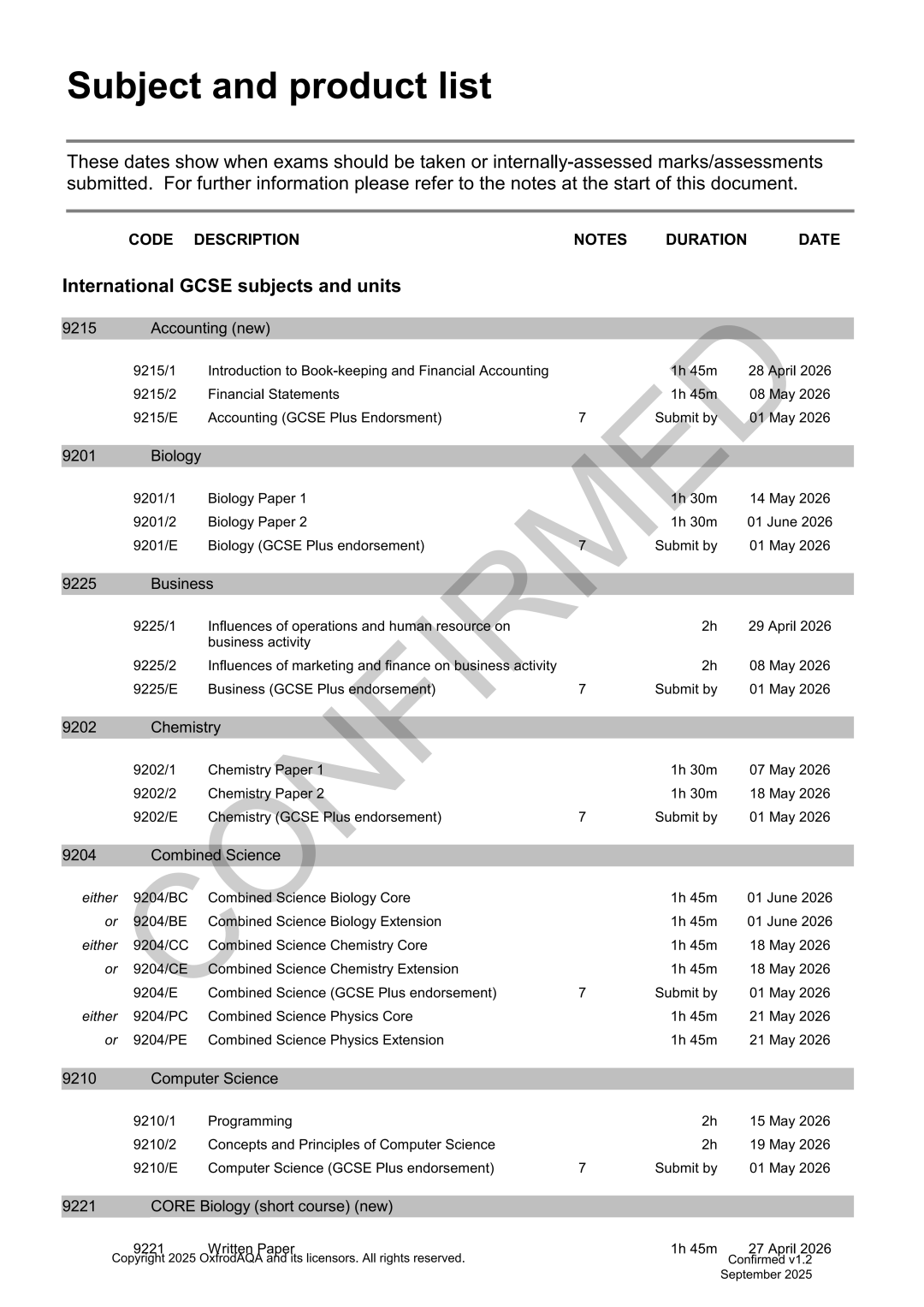 整体提前!2026年三大考局A Level夏季大考时间安排出炉! 整体提前!2026年三大考局A Level夏季大考时间安排出炉!