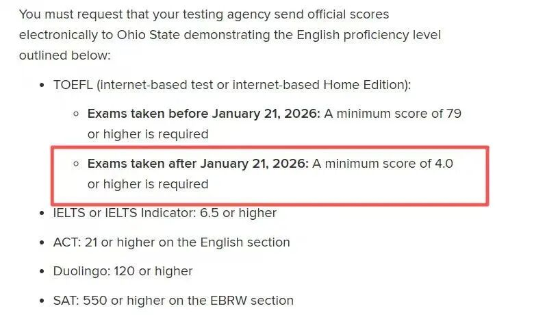 一文读懂：2026托福改革后，美国名校申请分数要求有何变化？