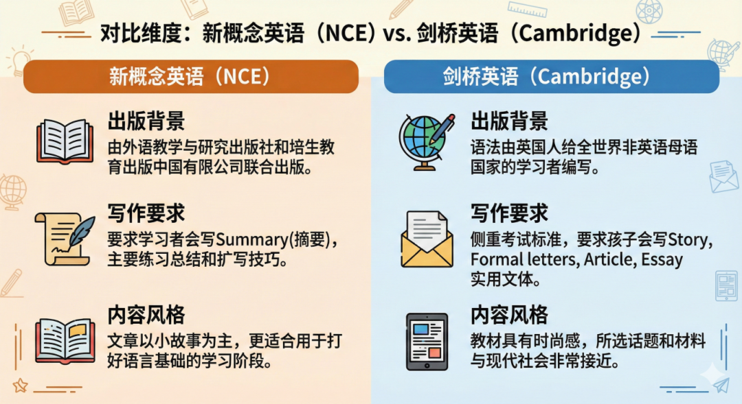 被家长问爆了：新概念和剑桥到底选哪个？
