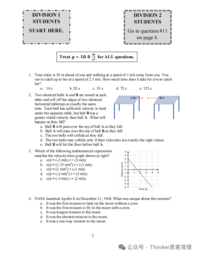国际竞赛科普 | Physics Bowl 美国物理碗竞赛介绍! 国际竞赛科普 | Physics Bowl 美国物理碗竞赛介绍!