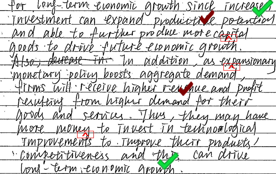 AS经济接近满分的b问essay卷面长啥样？