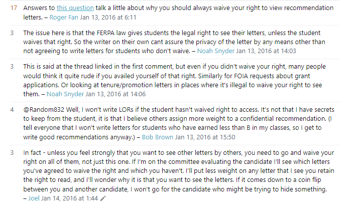 完啦完啦！美国硕士申请没有waive推荐信查看权利，会影响录取结果吗？