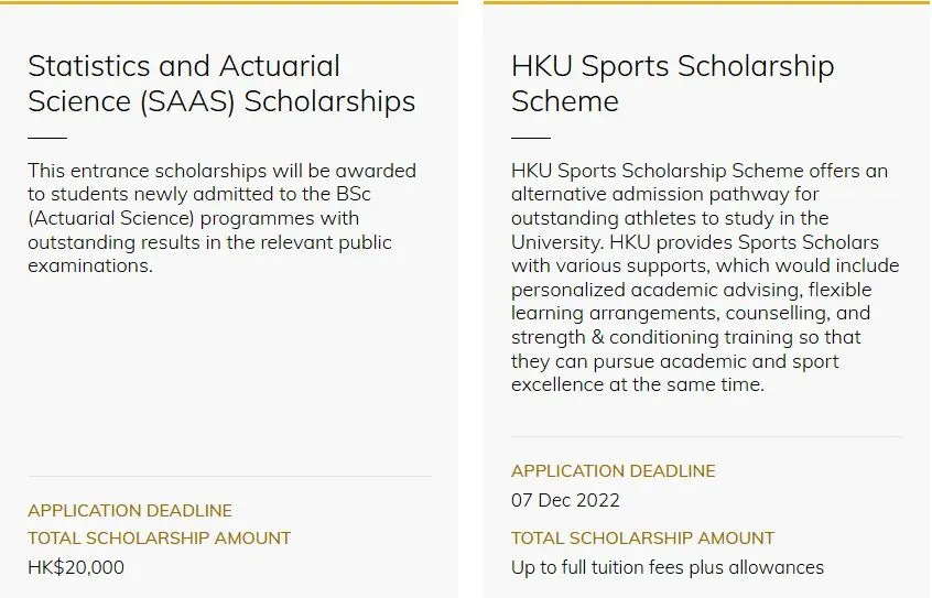 香港大学2026年竟有29项奖学金? 香港大学2026年竟有29项奖学金?