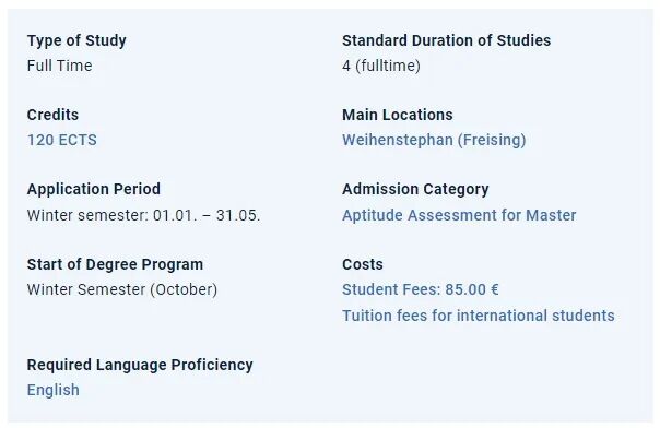 不敢信！卷上天的今天，还能在慕尼黑工业大学（TUM）遇到匹配度要求这么低的硕士专业！