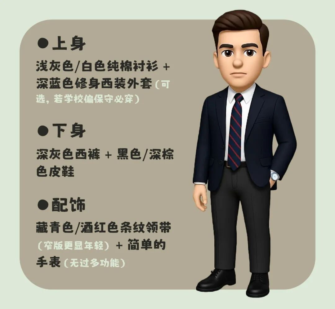美高顶尖私校面试穿搭指南：得体着装=第一印象加分项，附男女款精准搭配
