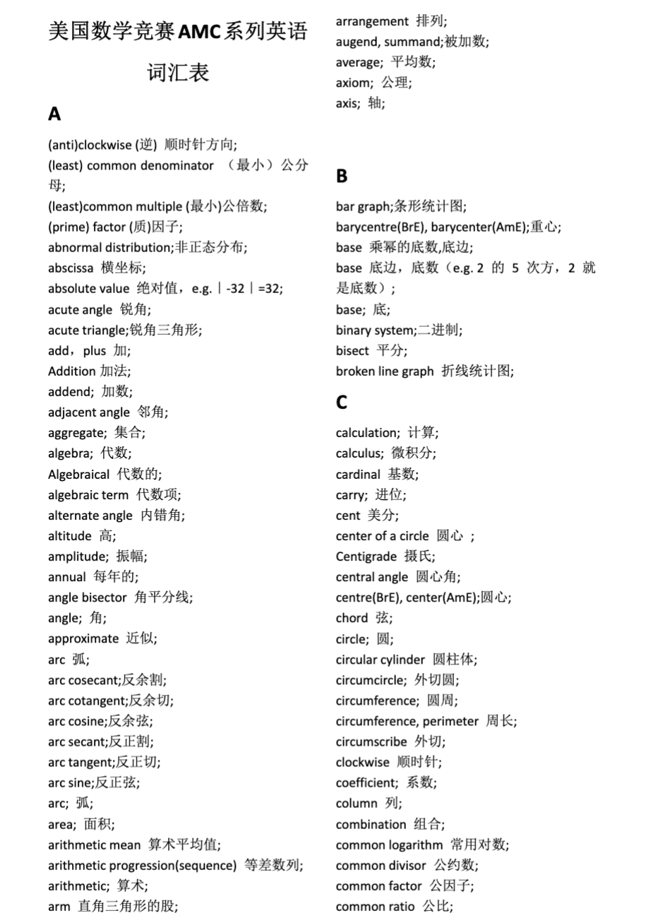 【速看】AMC10数学竞赛查分常见问题+AMC10竞赛备考资料，新手/冲分党都适用！