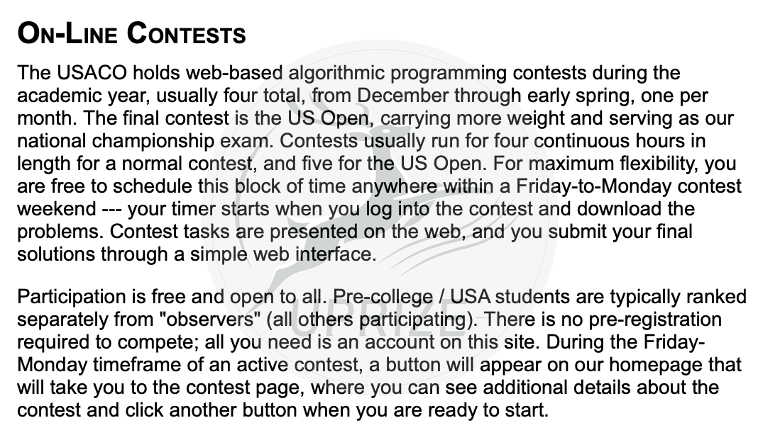 官宣！USACO美国计算机竞赛公布2025-2026赛季考试时间，趣味get奖项，收割名校offer！