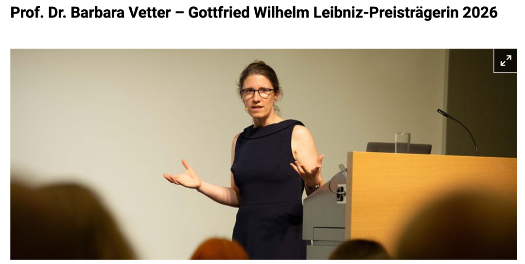 Respect!这几所德国大学的10位教授获得2026年莱布尼茨奖! Respect!这几所德国大学的10位教授获得2026年莱布尼茨奖!