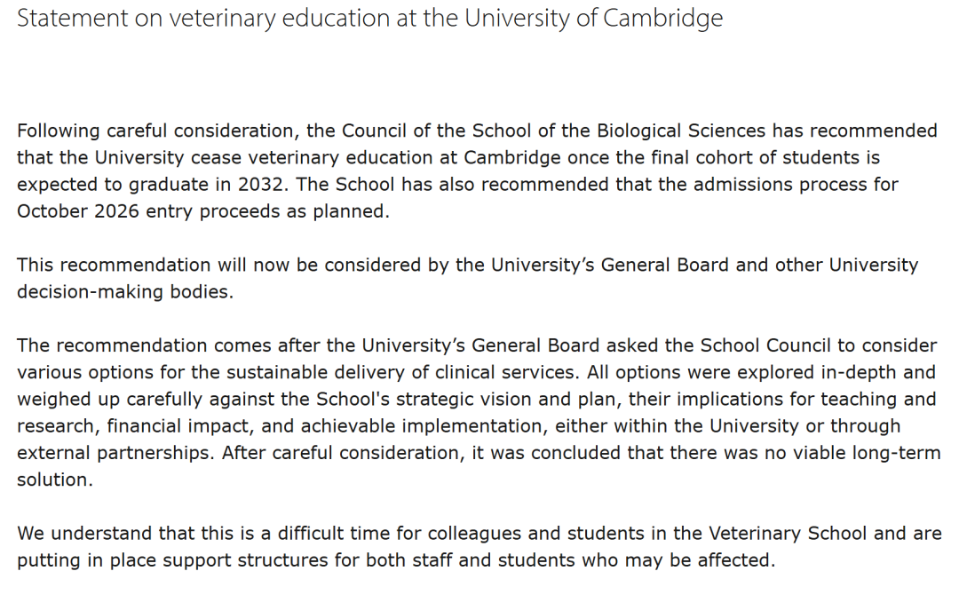 重磅!剑桥大学或将取消这一王牌专业!原因不难猜... 重磅!剑桥大学或将取消这一王牌专业!原因不难猜...