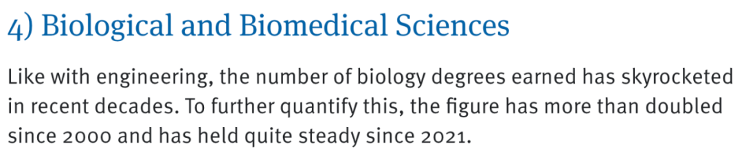 2025年最受美国本科生欢迎的专业榜单！