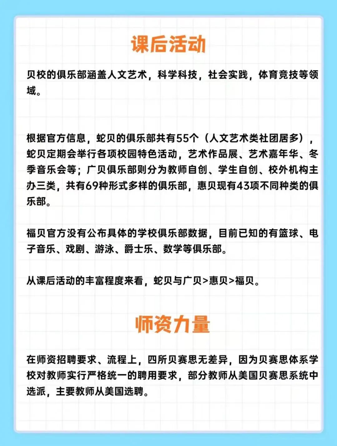 大湾区 4 所贝赛思怎么选？一篇说清！