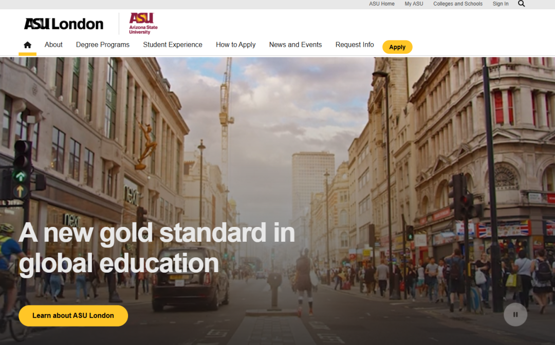 4年拿英美2个学位！ASU伦敦新校区开放，OSSD均分65%可申请