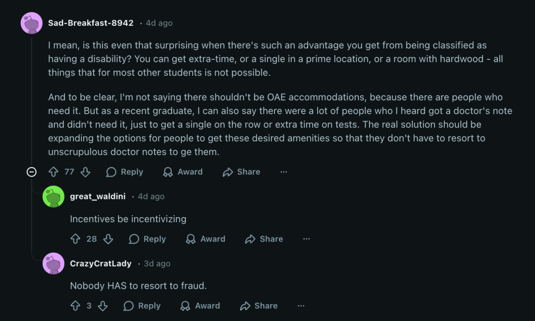 2025年斯坦福38%新生有“残疾身份”特权,ADHD、抑郁也包括在内... 2025年斯坦福38%新生有“残疾身份”特权,ADHD、抑郁也包括在内...