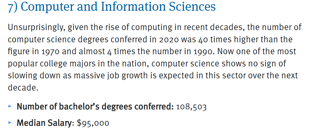 计算机跌出前五？2025美国本科专业选择，正经历一场静默转向