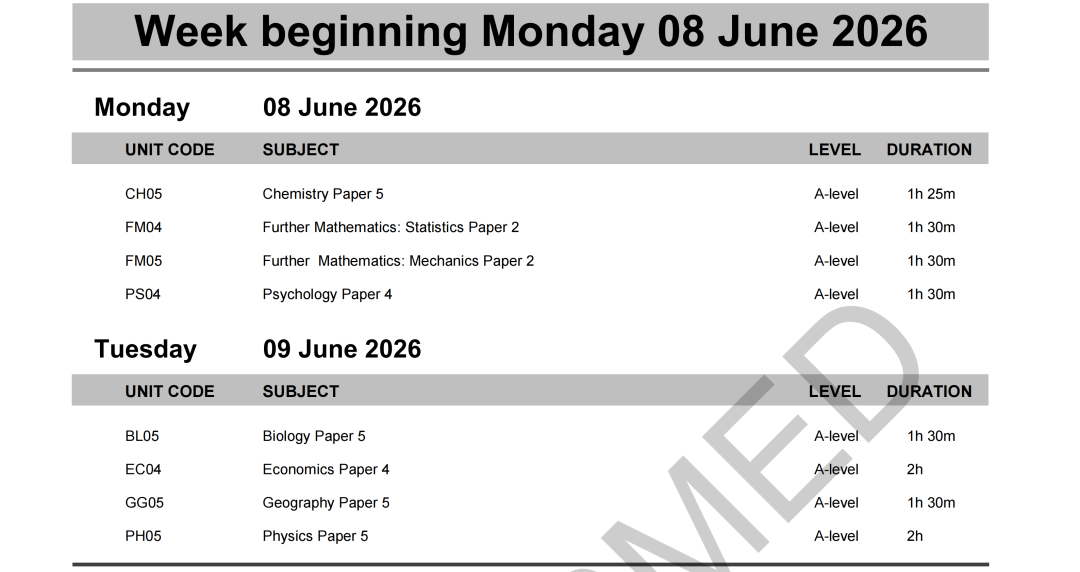 2025-2026年A-Level/雅思/托福等国际考试时间全览,助你精准备考! 2025-2026年A-Level/雅思/托福等国际考试时间全览,助你精准备考!