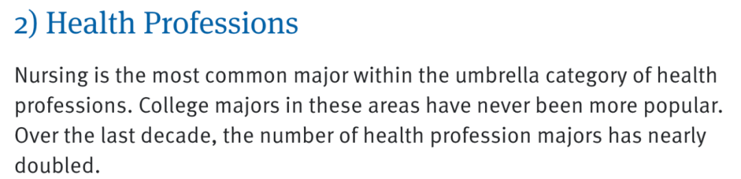 2025年最受美国本科生欢迎的专业榜单！