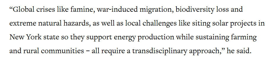 康奈尔获5500万美元捐赠，成立Ashley全球发展与环境学院！