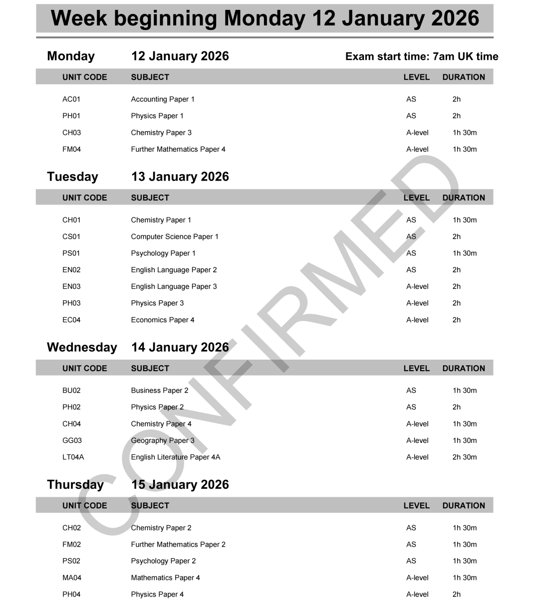 2025-2026年A-Level/雅思/托福等国际考试时间全览,助你精准备考! 2025-2026年A-Level/雅思/托福等国际考试时间全览,助你精准备考!