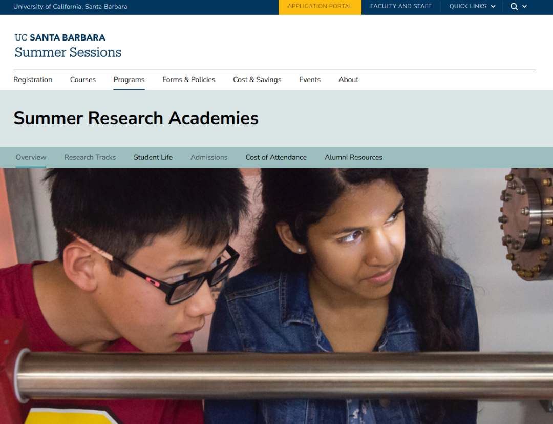 UCSB暑期研究学院SRA全解析!从AI到基因编辑,从哲学到机器人,12个研究方向随心选! UCSB暑期研究学院SRA全解析!从AI到基因编辑,从哲学到机器人,12个研究方向随心选!