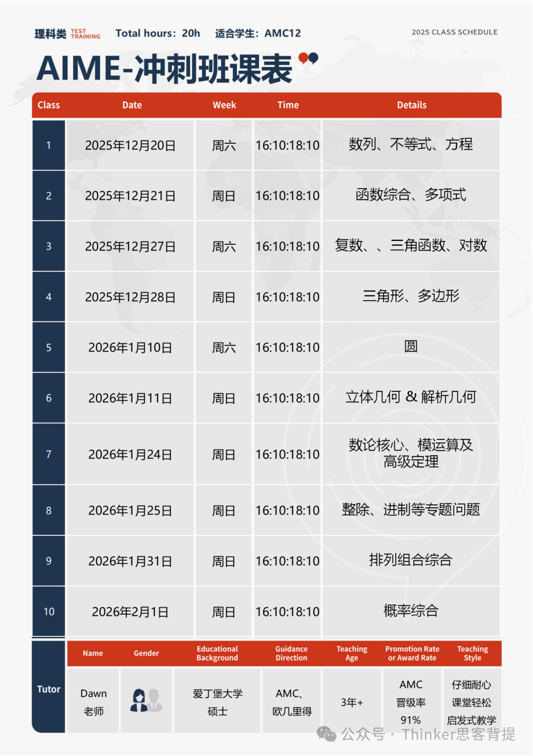 2026 AIME考试时间确定!AIME II晋级分数线公布!AIME竞赛培训-冲刺班报名中~ 2026 AIME考试时间确定!AIME II晋级分数线公布!AIME竞赛培训-冲刺班报名中~