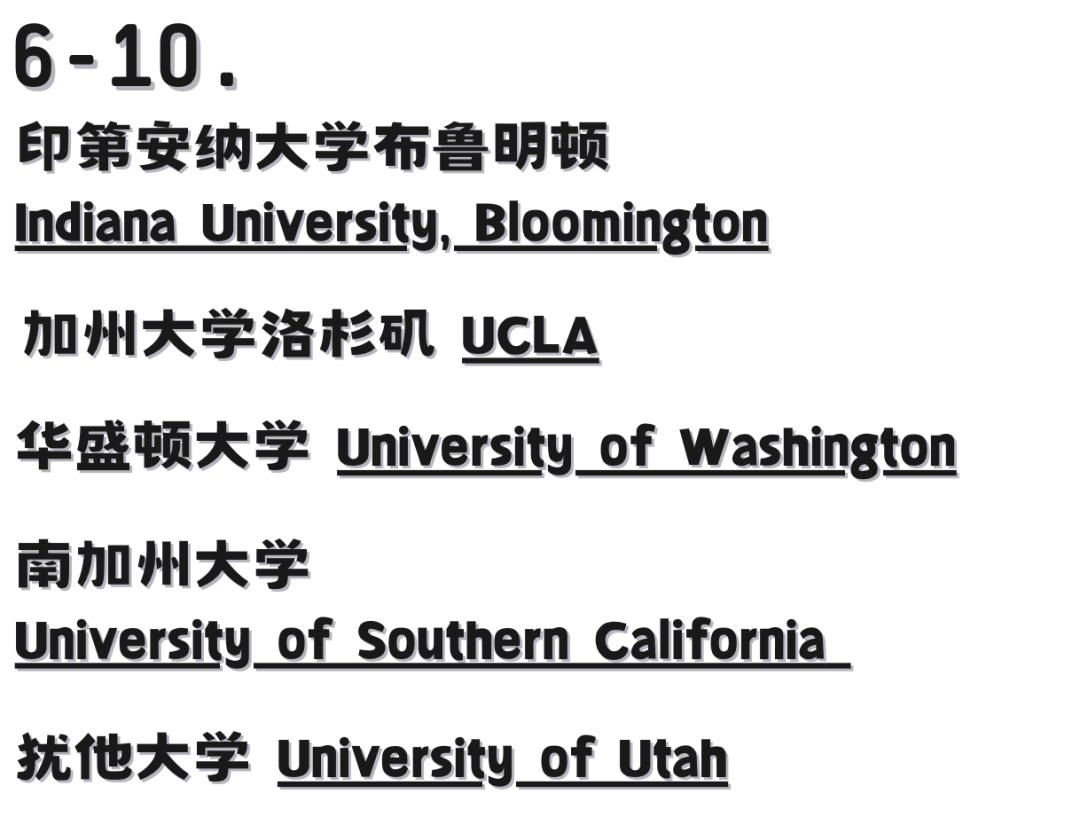 全美最安全的Top大学校园 vs 最不安全的大学校园