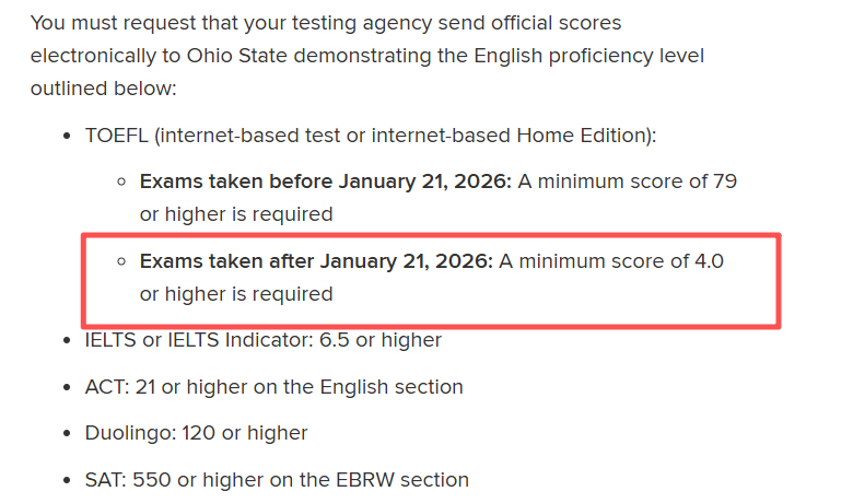 官宣！康奈尔/密歇根/南加大等多所美国大学公布新托福成绩要求！门槛真的有降？