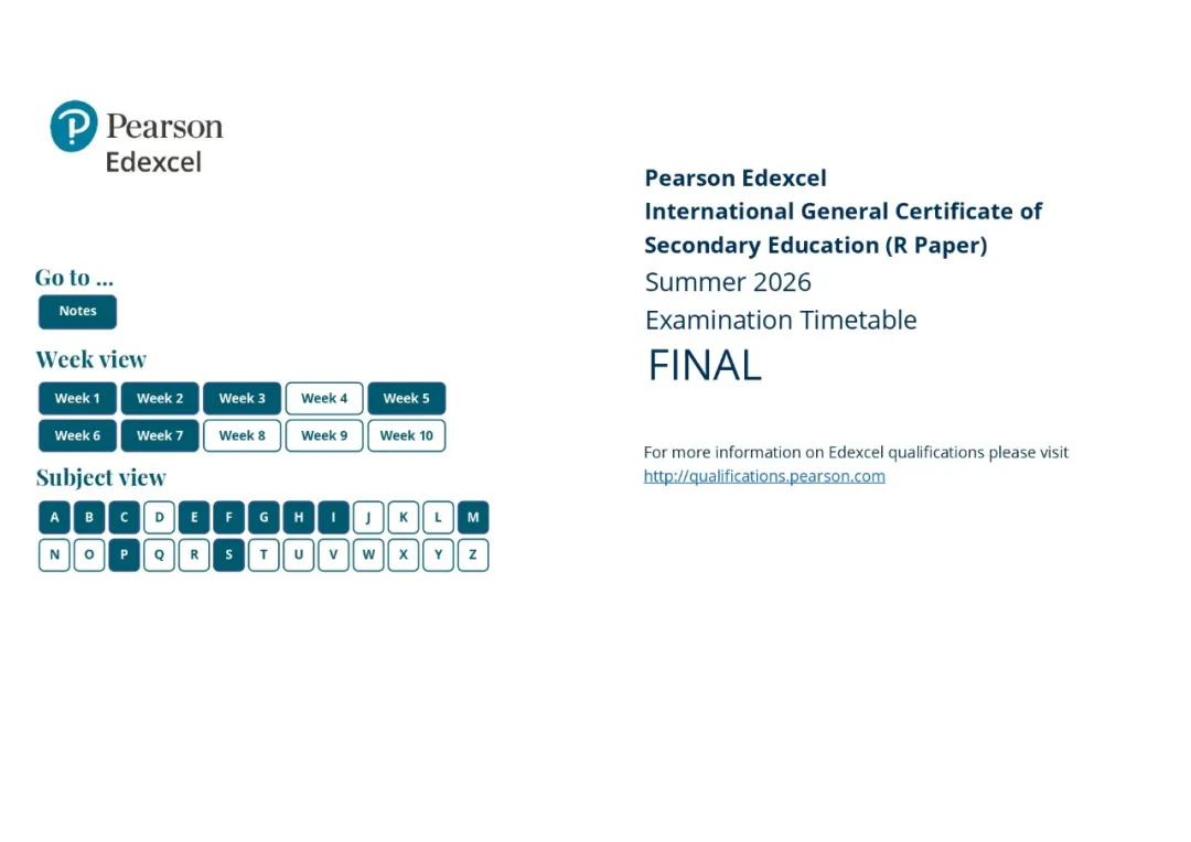 CIE公布2026夏季和秋季IGCSE&A-level报考时间！第一批DDL其实不算远... ...