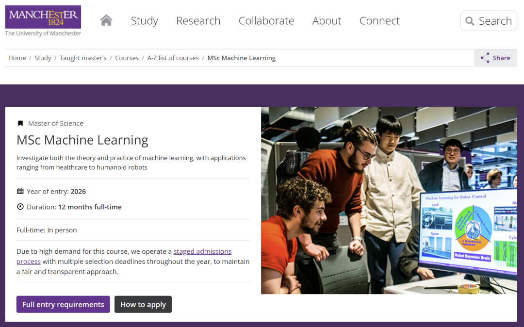 【英国留学】低竞争高潜力，26Fall英国TOP10大学新增硕士专业汇总！