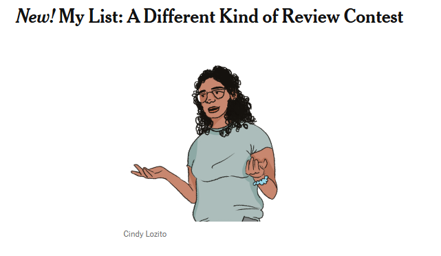 2025-2026年度《纽约时报》写作赛事更新：不可错过的“我的清单”竞赛介绍