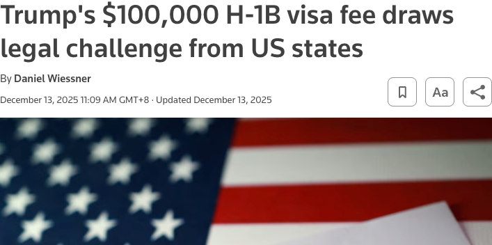 H-1B新规: 53%在美留学生受到重大影响