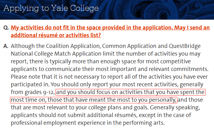 藤校和前10大学对课外活动要求80%的学生都忽略了这两点 藤校和前10大学对课外活动要求80%的学生都忽略了这两点