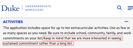 藤校和前10大学对课外活动要求80%的学生都忽略了这两点 藤校和前10大学对课外活动要求80%的学生都忽略了这两点