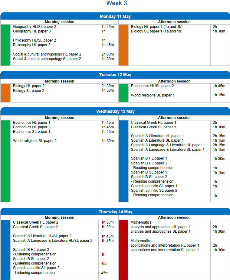 2026年IB大考考试安排+考纲新变化！
